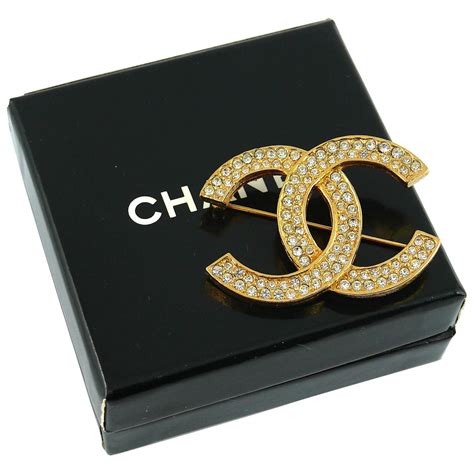 chanel brosche sale|chanel crystal brooches.